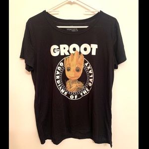 Guardians of the Galaxy GROOT T-shirt Juniors XL